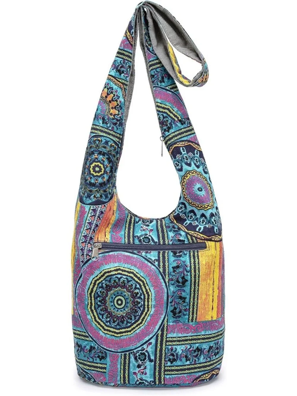 Stylish Bohemian Canvas Shoulder Handbags | Hippie Crossbody & Hobo Bags